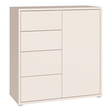 Wooden Sideboard With 1 Push-to-Open Door And 4 Drawers - Alice Springs