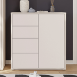 Wooden Sideboard With 1 Push-to-Open Door And 4 Drawers - Alice Springs