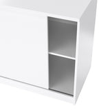 Wooden Sideboard With 1 Sliding Door And 3 Drawers - Naia