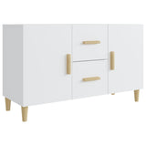 Wooden Sideboard 100cm Wide With 2 Doors 2 Drawers - Vantage Home