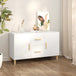 Wooden Sideboard 100cm Wide With 2 Doors 2 Drawers - Vantage Home