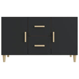 Wooden Sideboard 100cm Wide With 2 Doors 2 Drawers - Vantage Home
