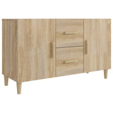 Wooden Sideboard 100cm Wide With 2 Doors 2 Drawers - Vantage Home