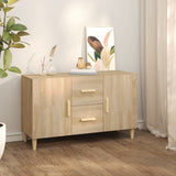Wooden Sideboard 100cm Wide With 2 Doors 2 Drawers - Vantage Home