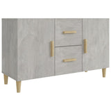 Wooden Sideboard 100cm Wide With 2 Doors 2 Drawers - Vantage Home