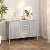 Wooden Sideboard 100cm Wide With 2 Doors 2 Drawers - Vantage Home