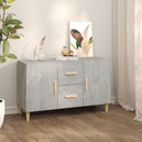 Wooden Sideboard 100cm Wide With 2 Doors 2 Drawers - Vantage Home