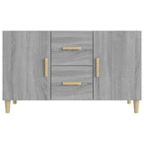 Wooden Sideboard 100cm Wide With 2 Doors 2 Drawers - Vantage Home