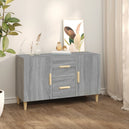 Wooden Sideboard 100cm Wide With 2 Doors 2 Drawers - Vantage Home