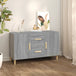 Wooden Sideboard 100cm Wide With 2 Doors 2 Drawers - Vantage Home