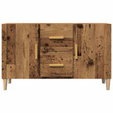 Wooden Sideboard 100cm Wide With 2 Doors 2 Drawers - Vantage Home