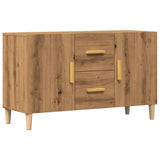 Wooden Sideboard 100cm Wide With 2 Doors 2 Drawers - Vantage Home