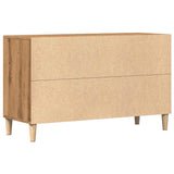 Wooden Sideboard 100cm Wide With 2 Doors 2 Drawers - Vantage Home