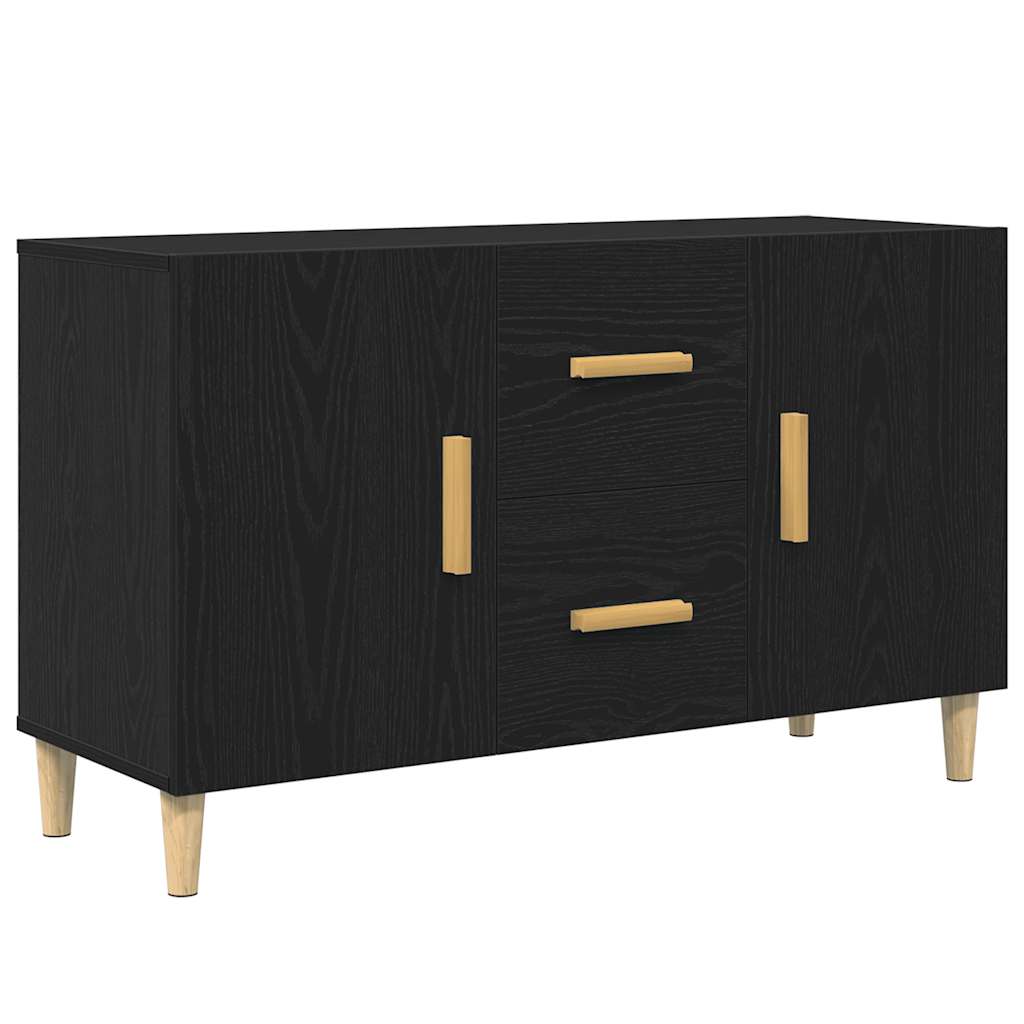 Wooden Sideboard 100cm Wide With 2 Doors 2 Drawers - Vantage Home