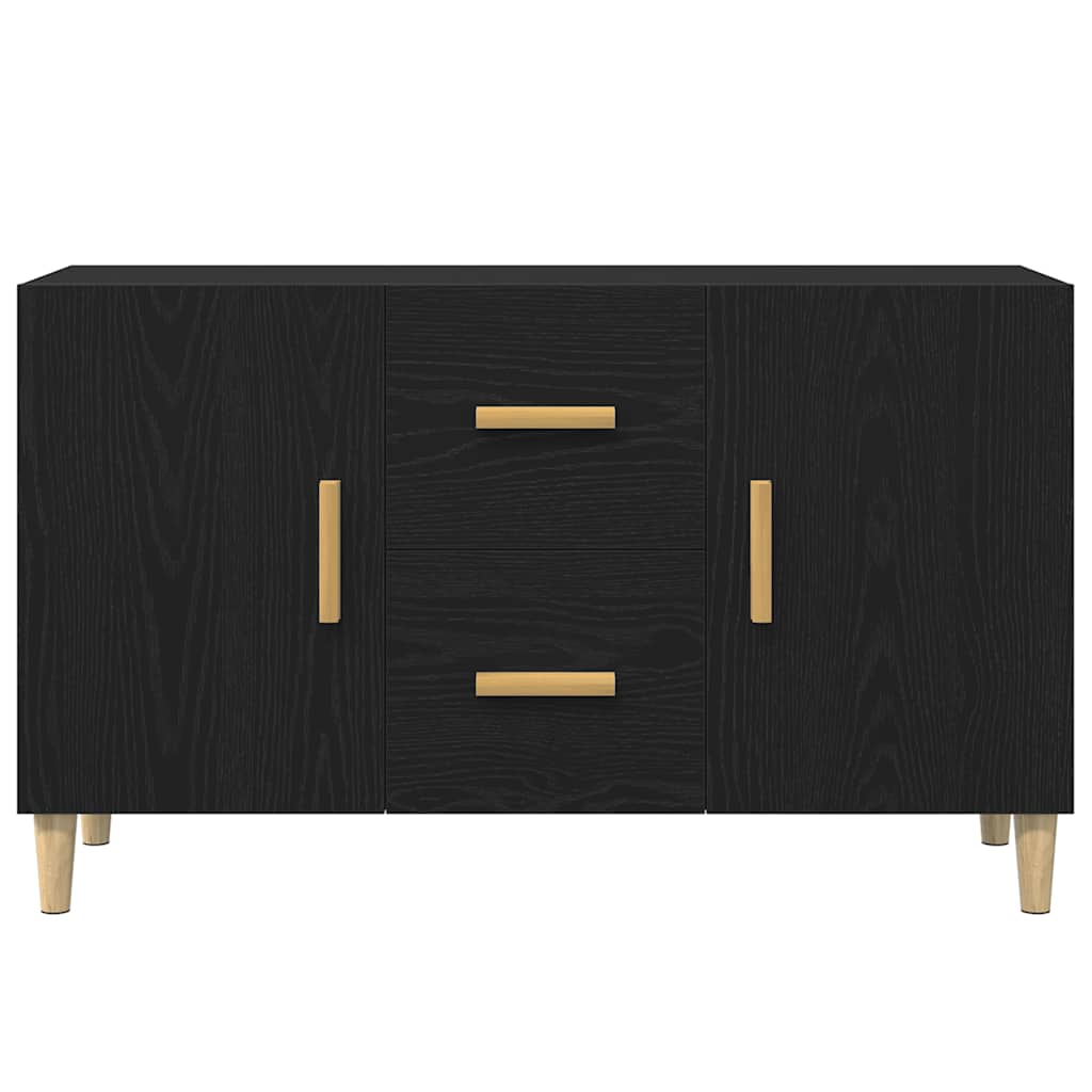 Wooden Sideboard 100cm Wide With 2 Doors 2 Drawers - Vantage Home