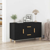 Wooden Sideboard 100cm Wide With 2 Doors 2 Drawers - Vantage Home