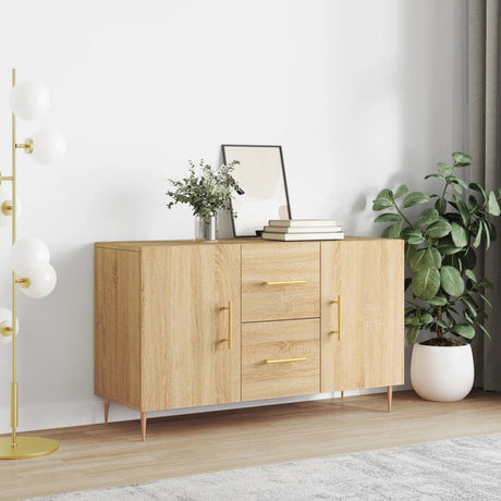 Wooden Sideboard 100cm Wide With 2 Doors And 2 Drawers - Vantage Home