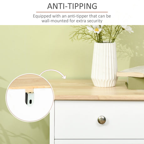 Wooden Sideboard 101cm Wide With 3 Doors And 3 Drawers - Velmora
