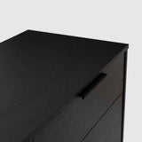 Wooden Sideboard 110cm Wide With 2 Doors And 2 Drawers - Hura