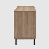 Wooden Sideboard 110cm Wide With 2 Doors And 2 Drawers - Hura