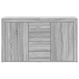 Wooden Sideboard 120cm Wide With 2 Doors 4 Drawers - Vantage Home