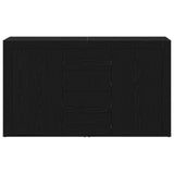 Wooden Sideboard 120cm Wide With 2 Doors 4 Drawers - Vantage Home