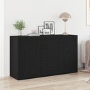 Wooden Sideboard 120cm Wide With 2 Doors 4 Drawers - Vantage Home