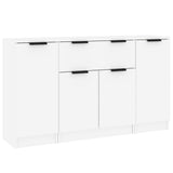 Wooden Sideboard 120cm Wide With 4 Doors And 1 Drawer - Vantage Home