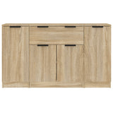 Wooden Sideboard 120cm Wide With 4 Doors And 1 Drawer - Vantage Home