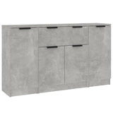 Wooden Sideboard 120cm Wide With 4 Doors And 1 Drawer - Vantage Home