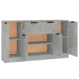 Wooden Sideboard 120cm Wide With 4 Doors And 1 Drawer - Vantage Home