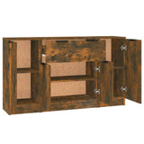 Wooden Sideboard 120cm Wide With 4 Doors And 1 Drawer - Vantage Home