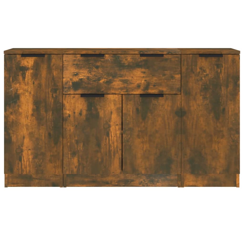 Wooden Sideboard 120cm Wide With 4 Doors And 1 Drawer - Vantage Home
