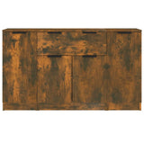 Wooden Sideboard 120cm Wide With 4 Doors And 1 Drawer - Vantage Home