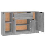 Wooden Sideboard 120cm Wide With 4 Doors And 1 Drawer - Vantage Home
