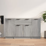 Wooden Sideboard 120cm Wide With 4 Doors And 1 Drawer - Vantage Home