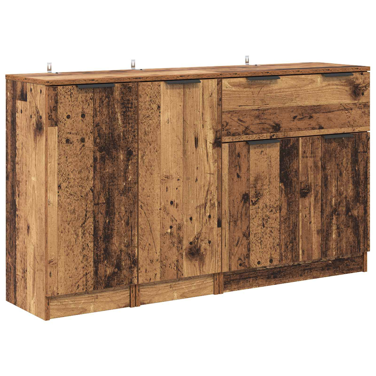 Wooden Sideboard 120cm Wide With 4 Doors And 1 Drawer - Vantage Home