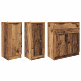 Wooden Sideboard 120cm Wide With 4 Doors And 1 Drawer - Vantage Home