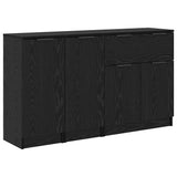 Wooden Sideboard 120cm Wide With 4 Doors And 1 Drawer - Vantage Home