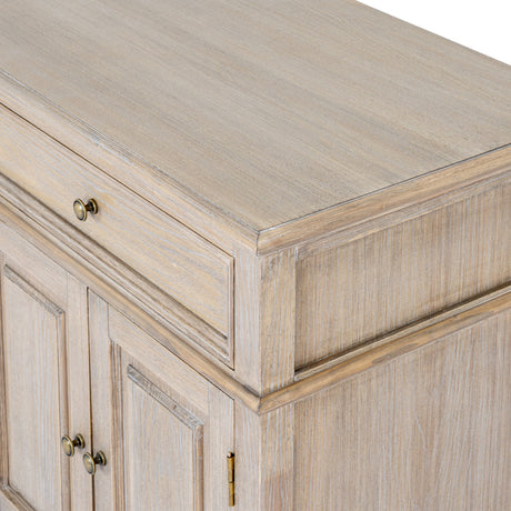 Wooden Sideboard 120cm Wide With 4 Doors And 2 Drawers - Delphine