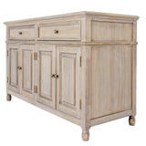 Wooden Sideboard 120cm Wide With 4 Doors And 2 Drawers - Delphine