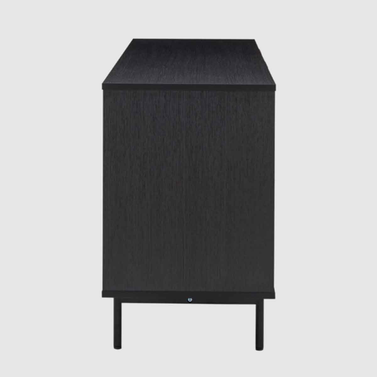 Wooden Sideboard 140cm Wide With 3 Doors And 2 Drawers - Hura