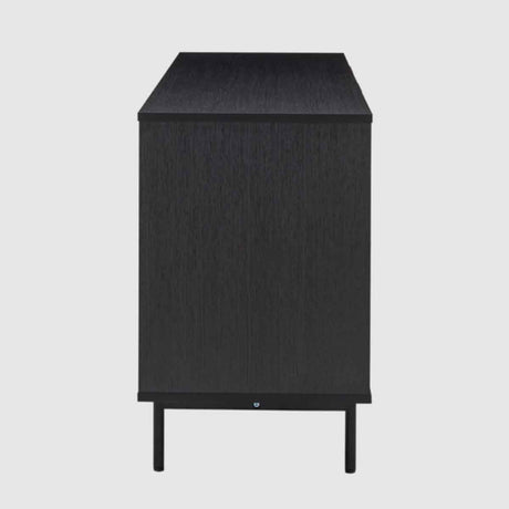 Wooden Sideboard 140cm Wide With 3 Doors And 2 Drawers - Hura