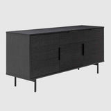 Wooden Sideboard 140cm Wide With 3 Doors And 2 Drawers - Hura