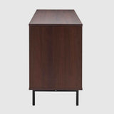 Wooden Sideboard 140cm Wide With 3 Doors And 2 Drawers - Hura