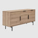 Wooden Sideboard 140cm Wide With 3 Doors And 2 Drawers - Hura