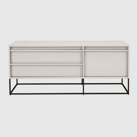 Wooden Sideboard 150cm Wide With 3 Drawers - Albion