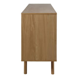 Wooden Sideboard With 2 Door And 4 Drawers - Marte