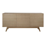 Wooden Sideboard With 2 Door And 4 Drawers - Marte