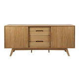 Wooden Sideboard With 2 Door And 4 Drawers - Marte
